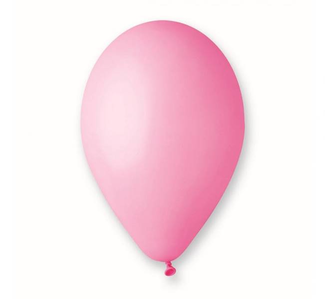 Balony Gemar 10" G90 006 pastelowe różowe 26cm 100szt
