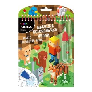 Kolorowanka wodna magiczna game Kidea