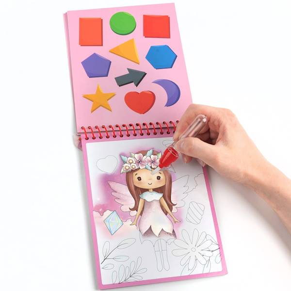 Kolorowanka wodna magiczna Magic wróżki Kidea