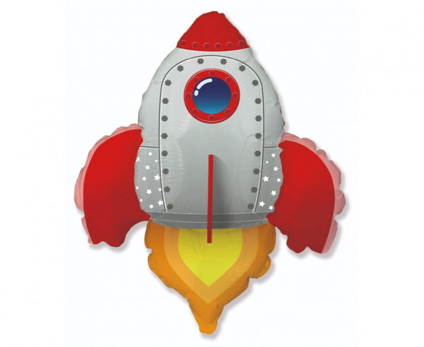BALON FOLIOWY Rakieta czerwona FX