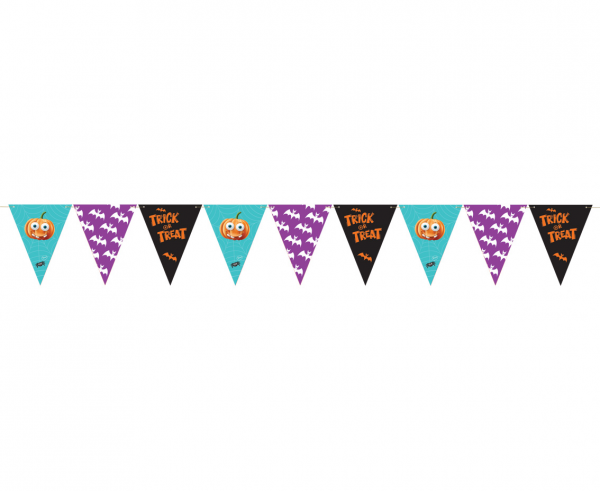 Girlanda flagi BOO Halloween 250cm