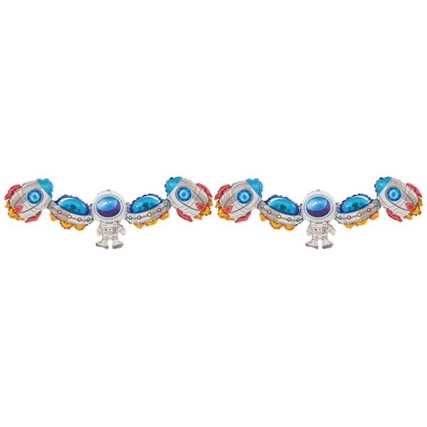 Girlanda balonowa foliowa kosmos 138x56cm 460707