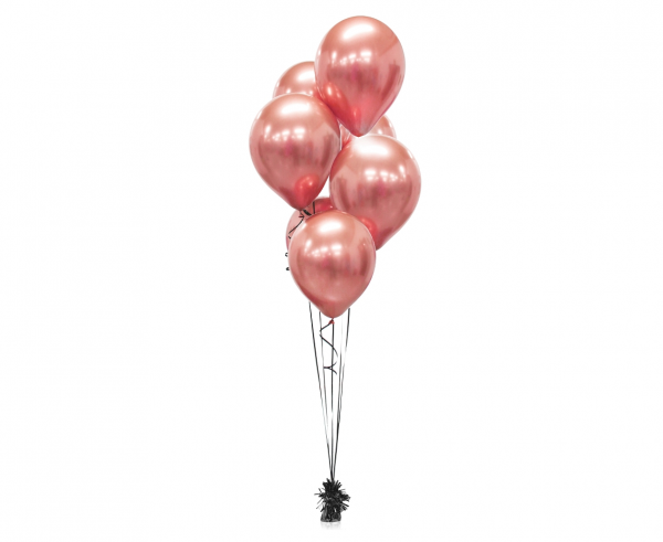 Balon 12" platinum 50szt Beauty & Charm różowe chrom platynowe  CB-LRO5