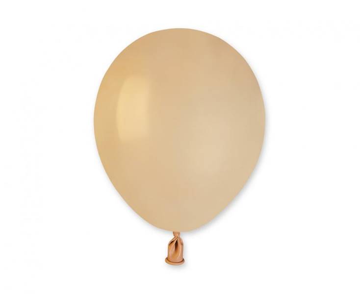 Balony Gemar 5" A50 069 pastelowe cieliste cielisty 13cm 100szt