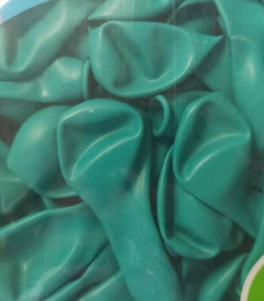 Balony mini lateksowe 5" turkusowe morskie ciemne 100 szt do girland i pudełek 400762