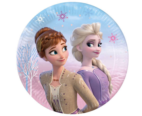 Talerze Frozen 2 Wind Spirit 19,5cm 8szt