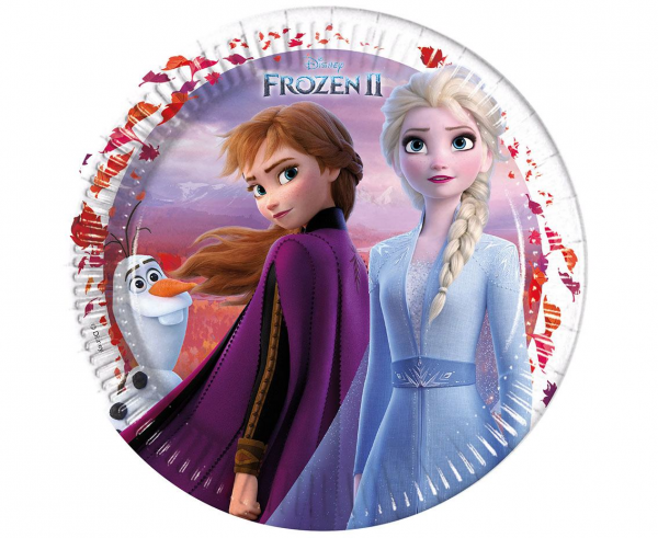 Talerze Frozen II Wind Spirit 23cm 8szt
