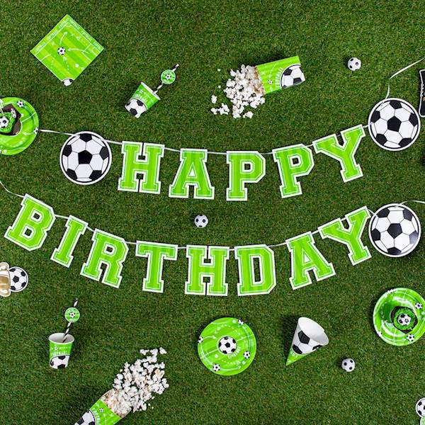 Baner Footbal Happy Birthday Piłka Nożna 250cm 129975