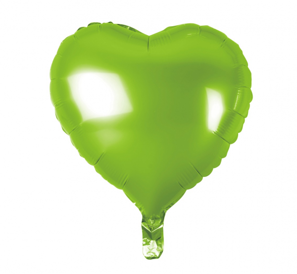 Balon foliowy serce zielone 18''