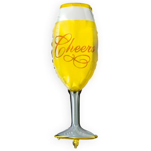 Balon foliowy kieliszek cheers 41x99 460165
