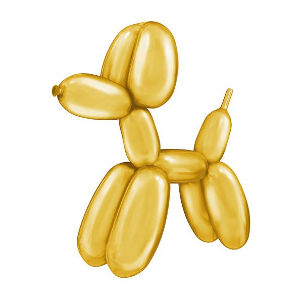 Balony do modelowania 50szt złote 150405