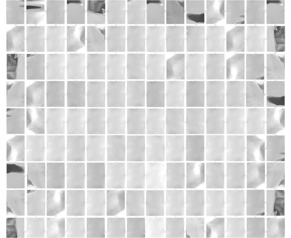 Kurtyna kwadraty srebrna metaliczna100x200cm