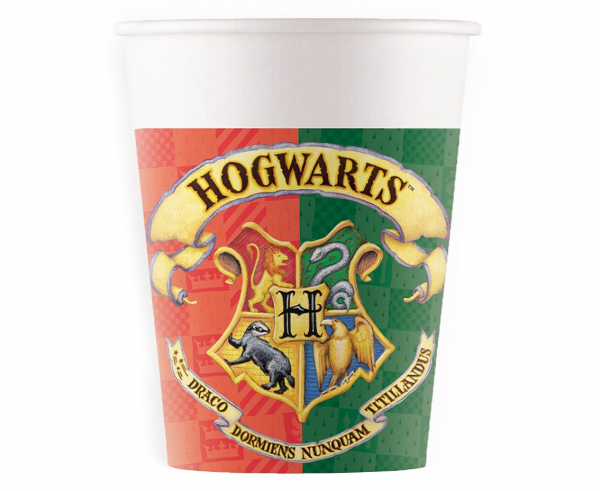 Kubeczki Harry Potter papierowe 8szt 200ml