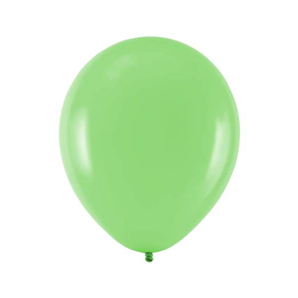 Balony mini lateksowe 5" zielone 20 szt do girland i pudełek 400725
