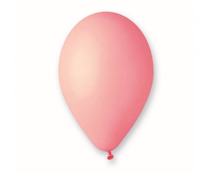 Balony Gemar 10" G90 057 pastelowe jasnoróżowe 26cm 100szt
