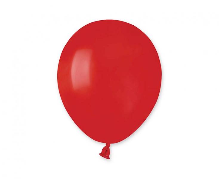 Balony Gemar 5" A50 045 Pastelowe czerwone ciemne 13cm 100szt