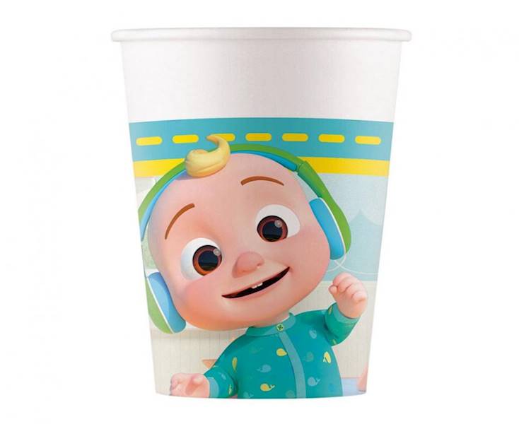 Kubeczki papierowe Cocomelon 200ml 8szt