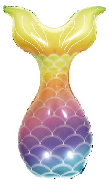 Balon foliowy ogon syrenki 48x82cm 