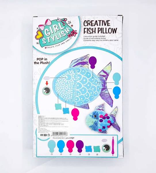 Zestaw kreatywny Plush Craft Rybka poduszka