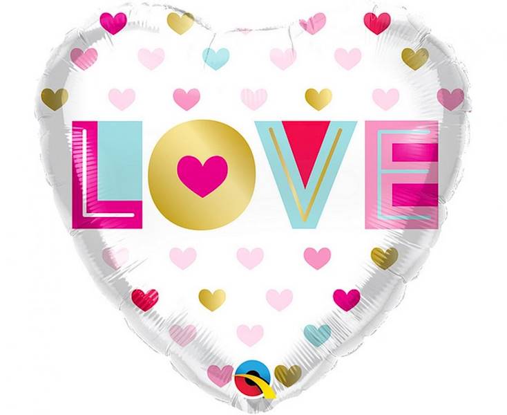Balon foliowy serce LOVE 