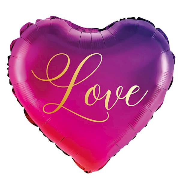 Balon foliowy serce Love 45cm 132319