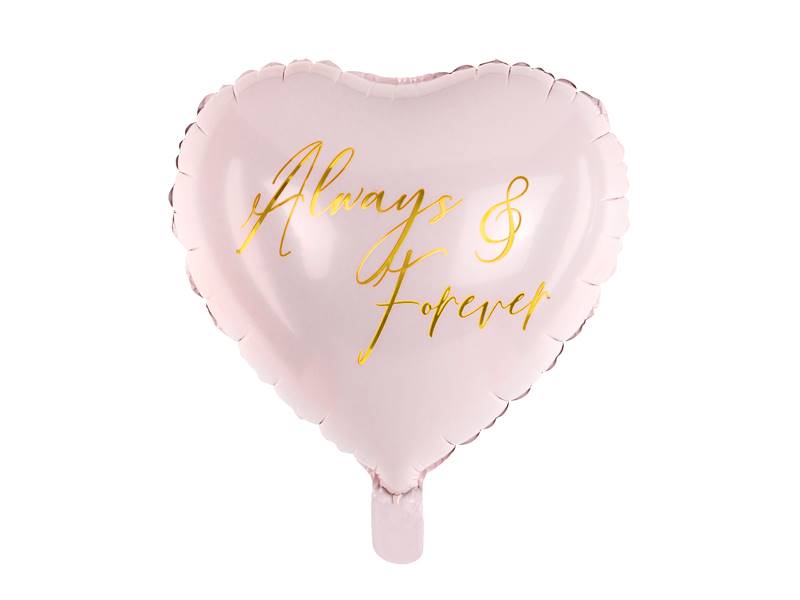 BALON FOLIOWY SERCE ALWAYS & FOREVER 45CM FB57 081J 