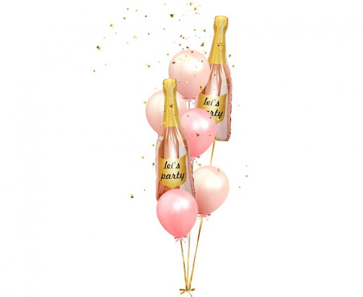 Balon foliowy szampan Lets Party 91cm 