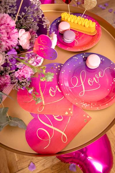 Serwetki serce Love 132289 10szt 33x33cm