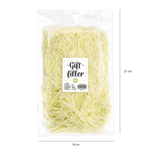 Sianko wypełniacz do pudełek żółte 50g 512496