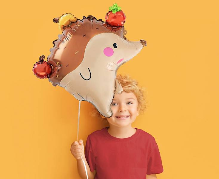 Balon foliowy jeżyk jeż 40x45cm