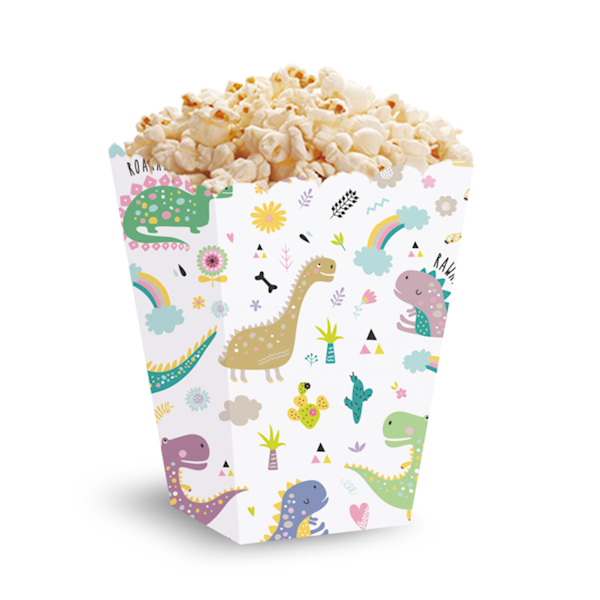 Pudełko na popcorn Dinozaury - 5 szt 511840