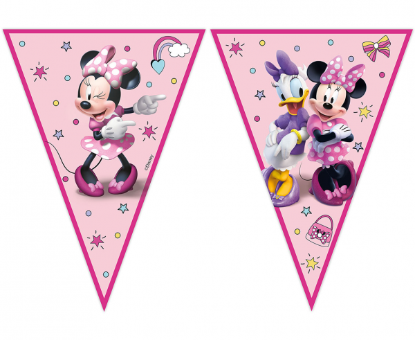 Girlanda chorągiewki Minnie 2,3m