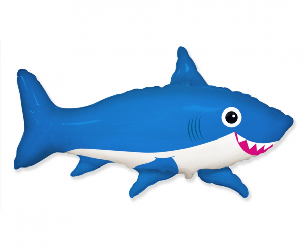 BALON FOLIOWY REKIN Shark uśmiechnięty 3 kolory
