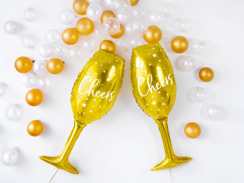 BALON FOLIOWY KIELISZEK CHEERS 