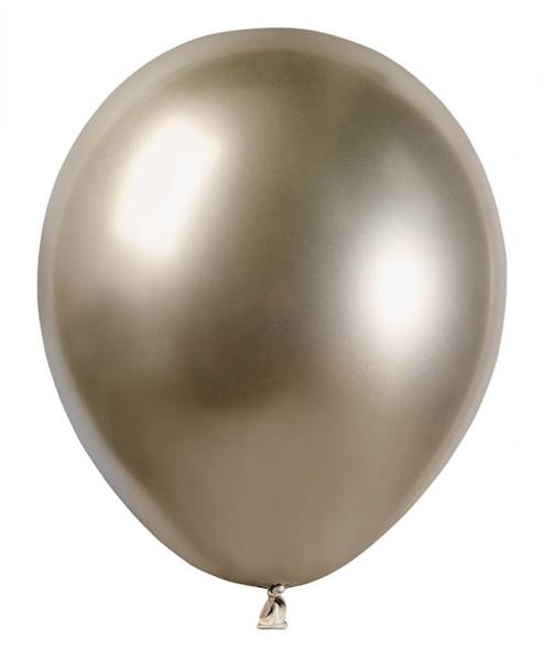 Balony Gemar AB50 5" Shiny złote szampańskie glossy platynowe 13cm 100szt 