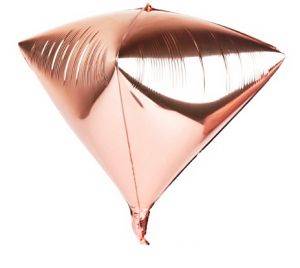 Balon foliowy diament rose gold