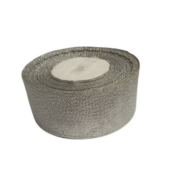Wstążka materiałowa metaliczna 40mmx 30y FX071