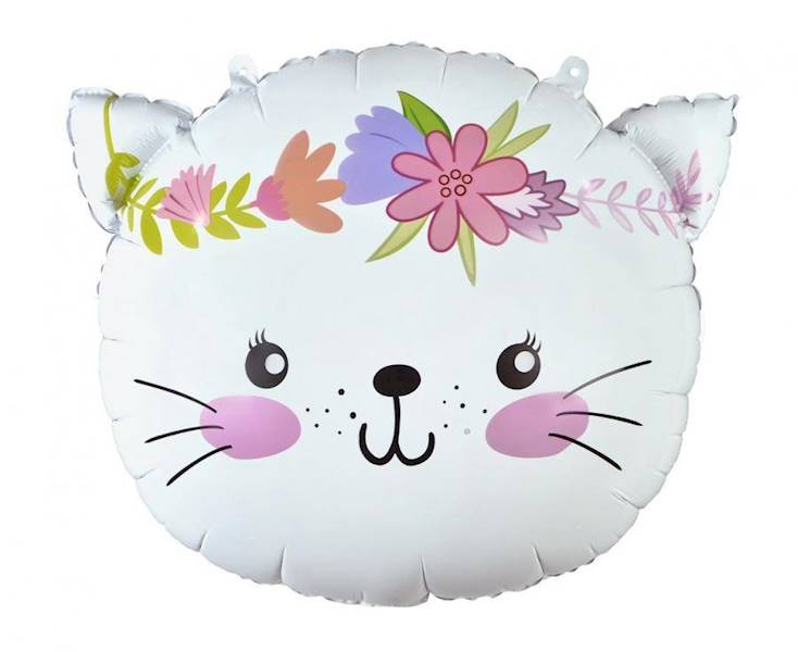 Balon foliowy kotek 44x35cm 
