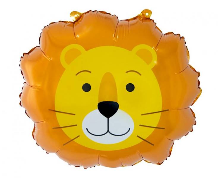 Balon foliowy lew głowa 43x38cm 