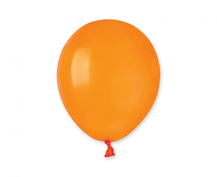 Balony Gemar 5" A50 004 pastelowe pomarańczowe 13cm 100szt