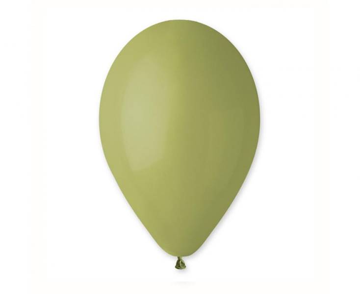 Balony Gemar 12" G110 098 pastelowe Green Olive 30cm 100szt