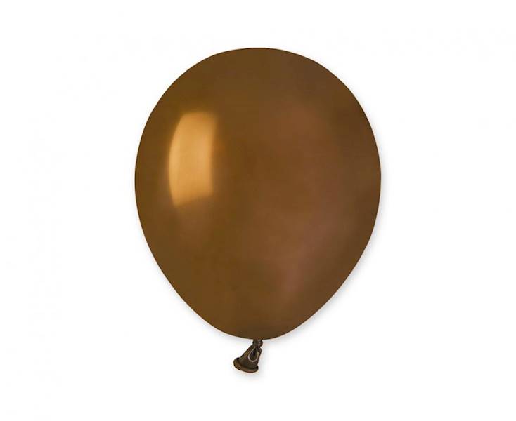 Balony Gemar 5" A50 048 pastelowe brązowy 13cm 100szt