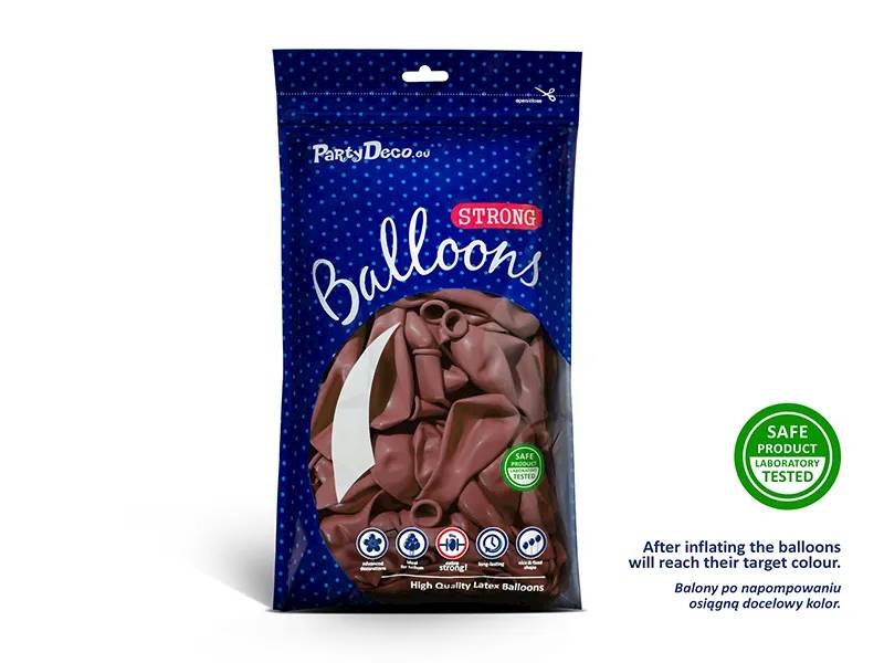 Balony Strong Party Deco 12" Wild Rose ciemne różowe 30cm SB14P-081AN 100szt