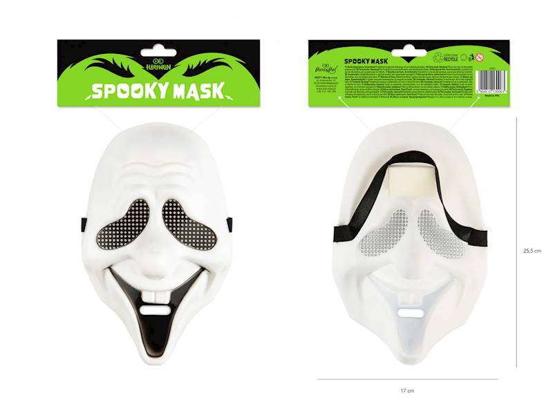 Maska Halloween biała 130063