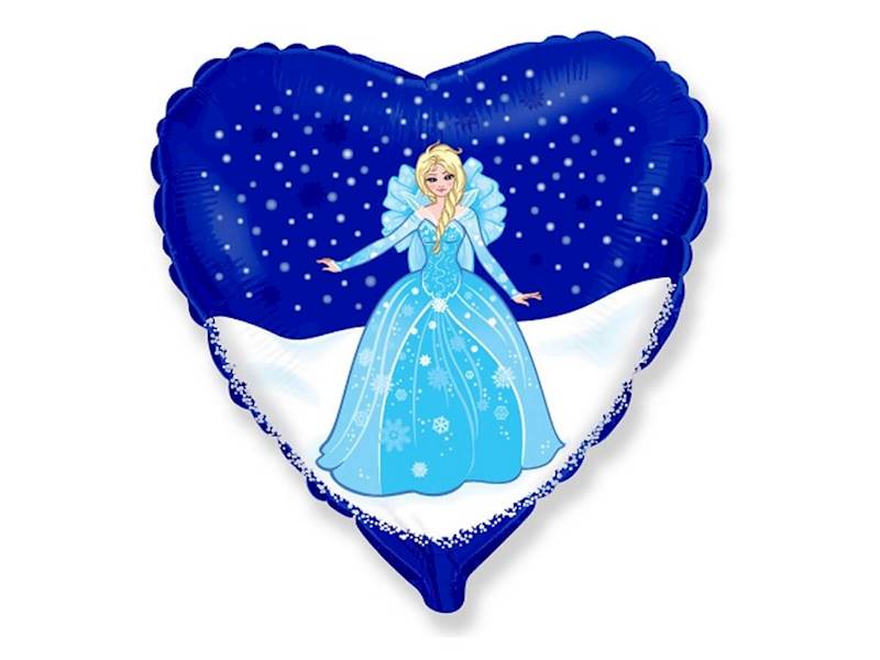 BALON FOLIOWY SERCE FROZEN ELSA 47CM 201703 