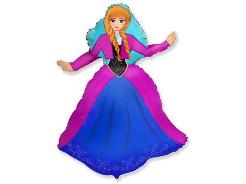 BALON FOLIOWY FROZEN ANNA 62CM 901744 + HEL 13