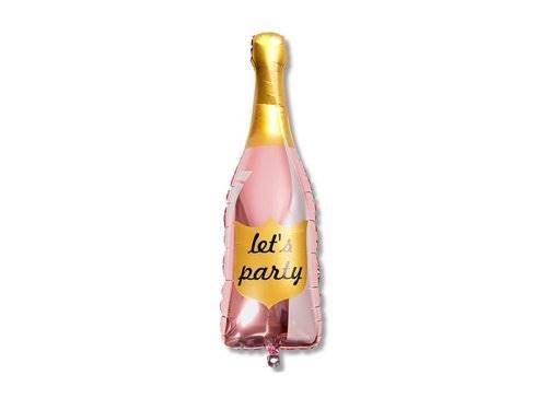 BALON FOLIOWY BUTELKA SZAMPANA 105CM "LET'S PARTY" BS2