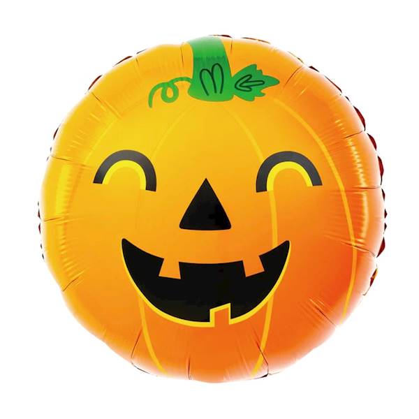 Balon foliowy okrągły Dynia Halloween 45cm 460657