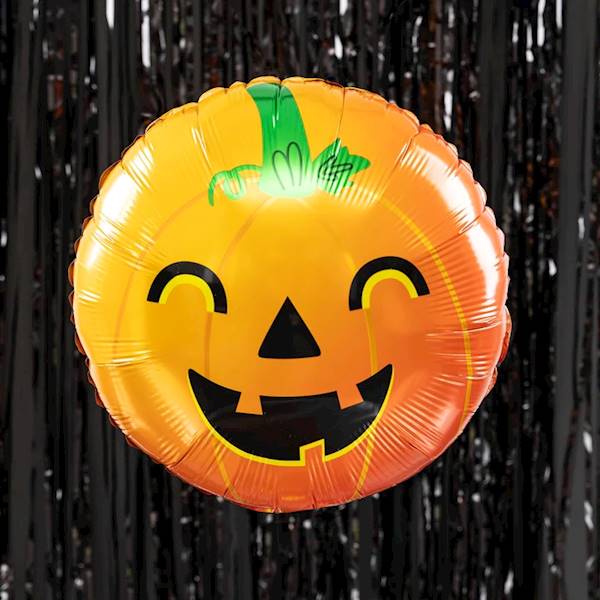 Balon foliowy okrągły Dynia Halloween 45cm 460657