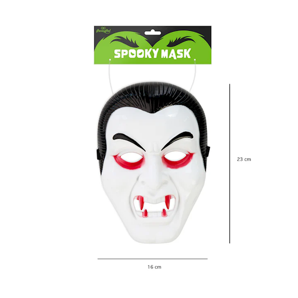 Maska Halloween Wampir dracula biały 910058